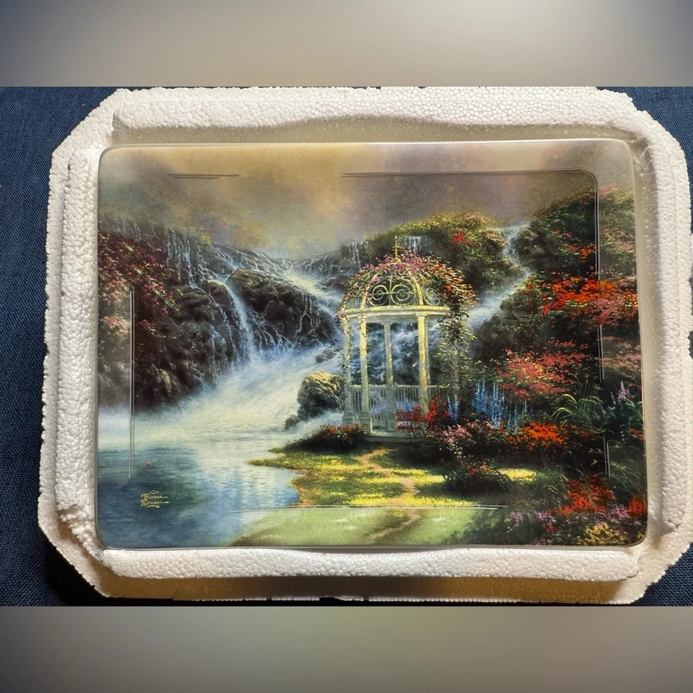 Bradford Exchange Nature's Retreats By Thomas Kinkade Hidden Arbor 1999